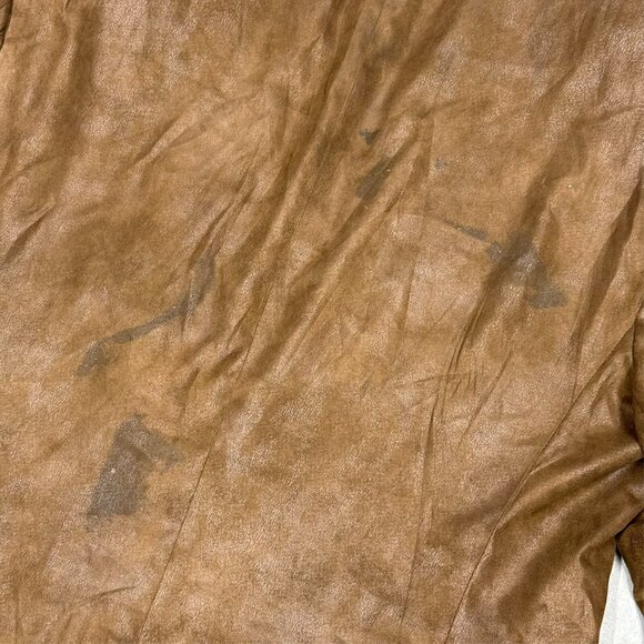 Custom Tailored Coppley Suede Style Blazer Brown Bocelli Sport Coat 46L - Picture 11 of 11